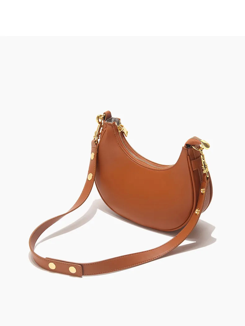Denim Half Moon Hobo Bag | Soulmate Streetwear – same ANTHEM.