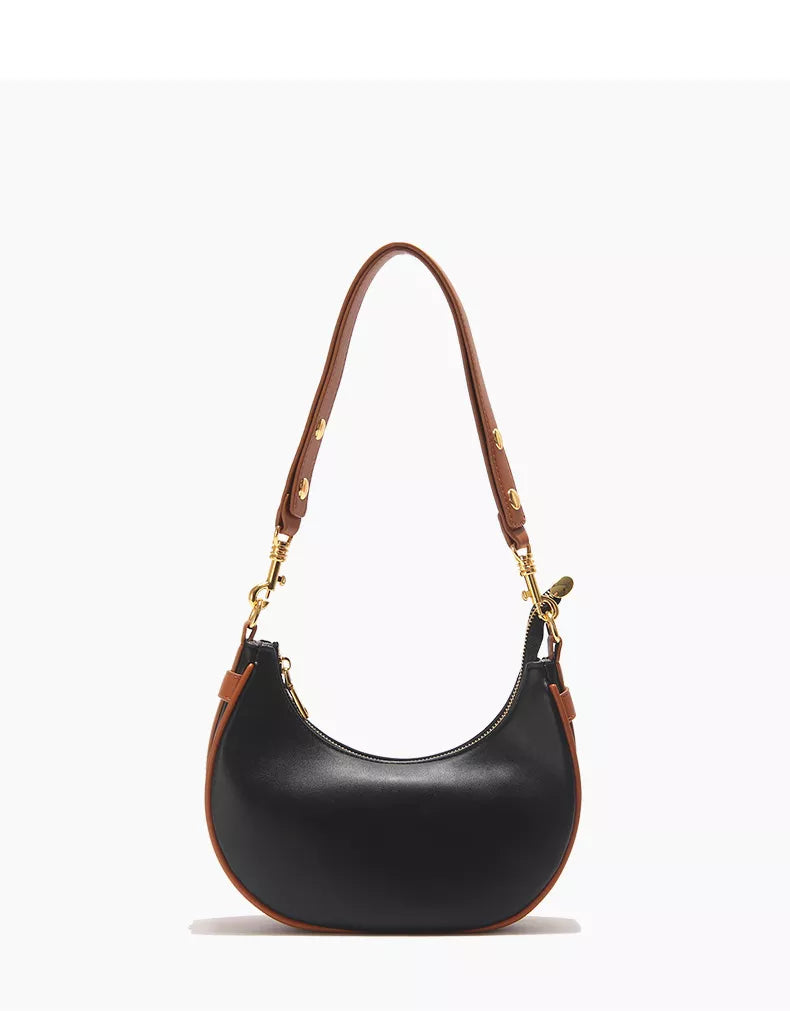 Denim Half Moon Hobo Bag | Soulmate Streetwear – same ANTHEM.
