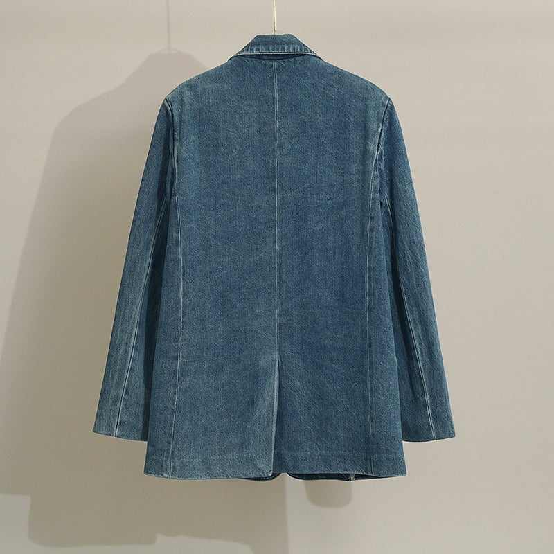 Denim Suit Jacket | same ANTHEM.