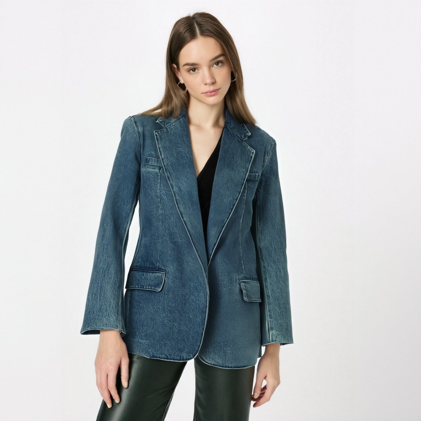 Denim Suit Jacket | same ANTHEM.