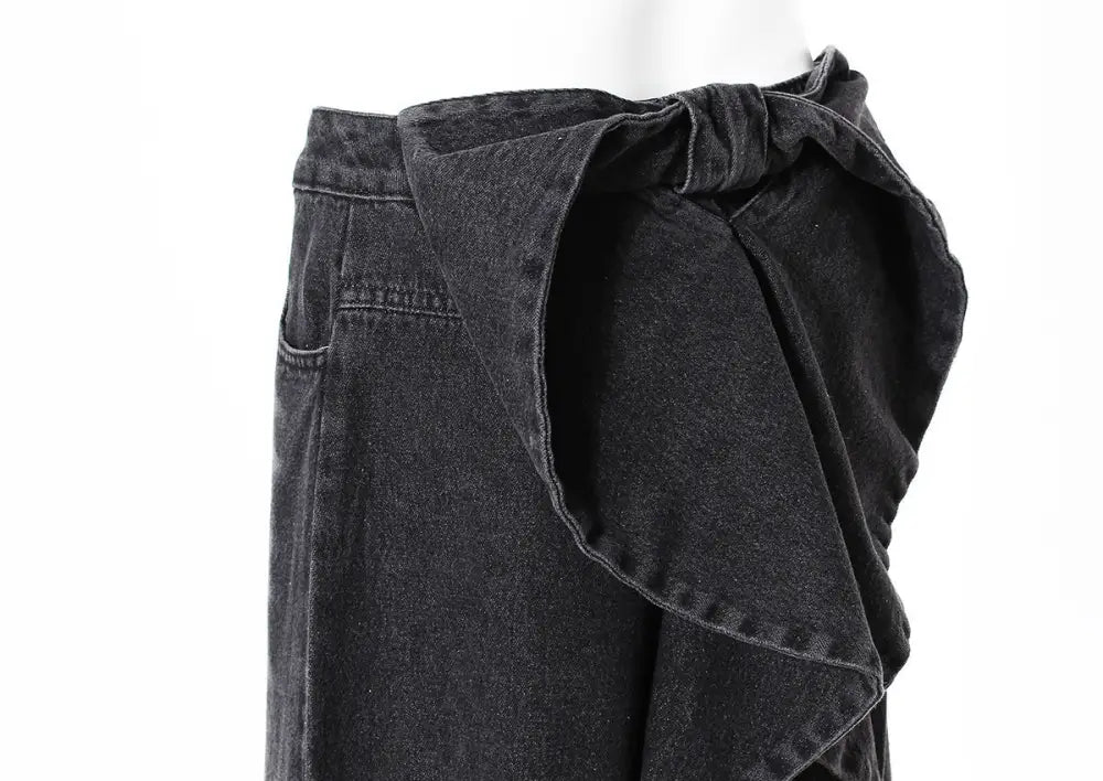 Designer Slim Straight Jeans with Bow | same ANTHEM. Streetwear for Lovers