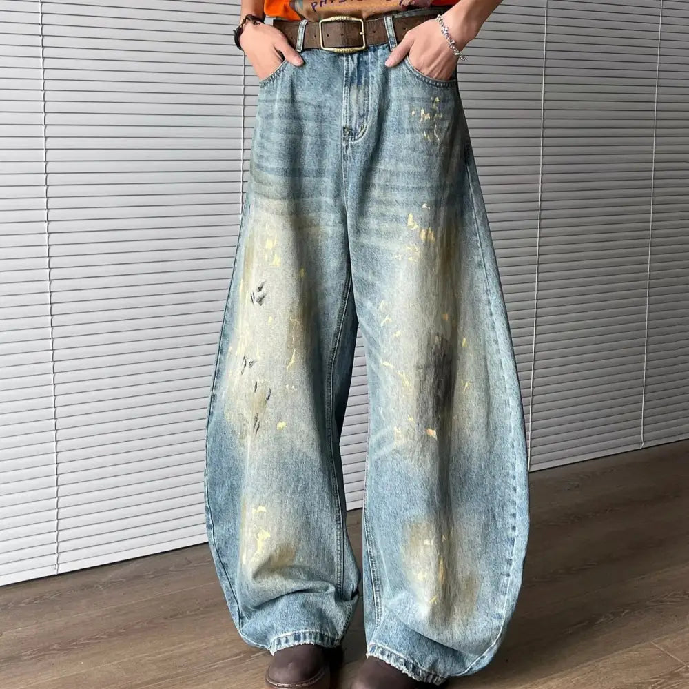 Destroyed Ink-Dye Jeans – Vintage Streetwear for Soulmates | same ANTHEM