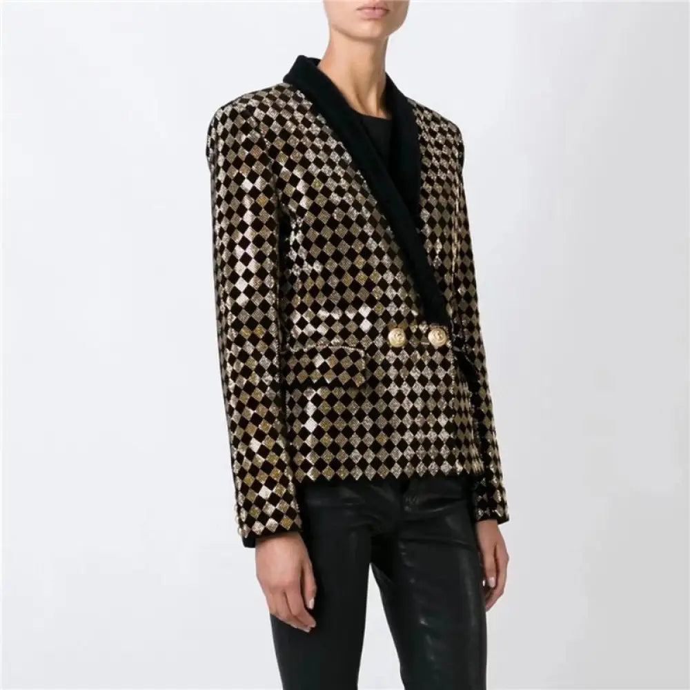 Diamond Lapel Blazer | same ANTHEM.