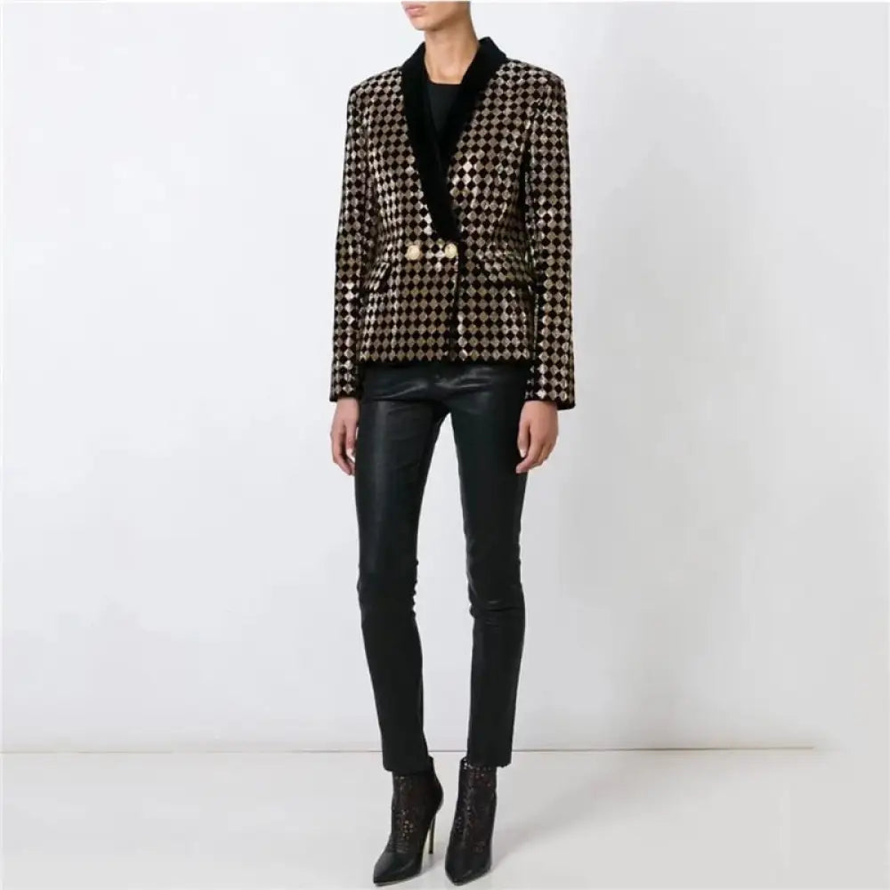 Diamond Lapel Blazer | same ANTHEM.