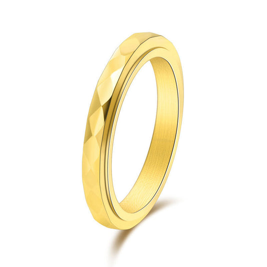 Diamond-Shaped Ring | Unique Boho Jewelry | Same Anthem - gold / 5#