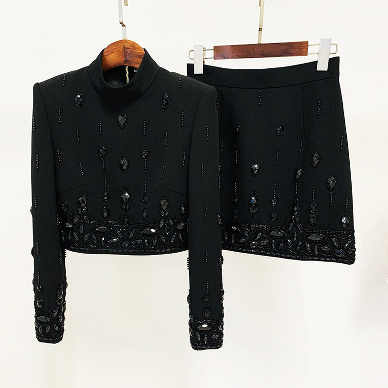 Diamond Skirt Suit | same ANTHEM - black / S