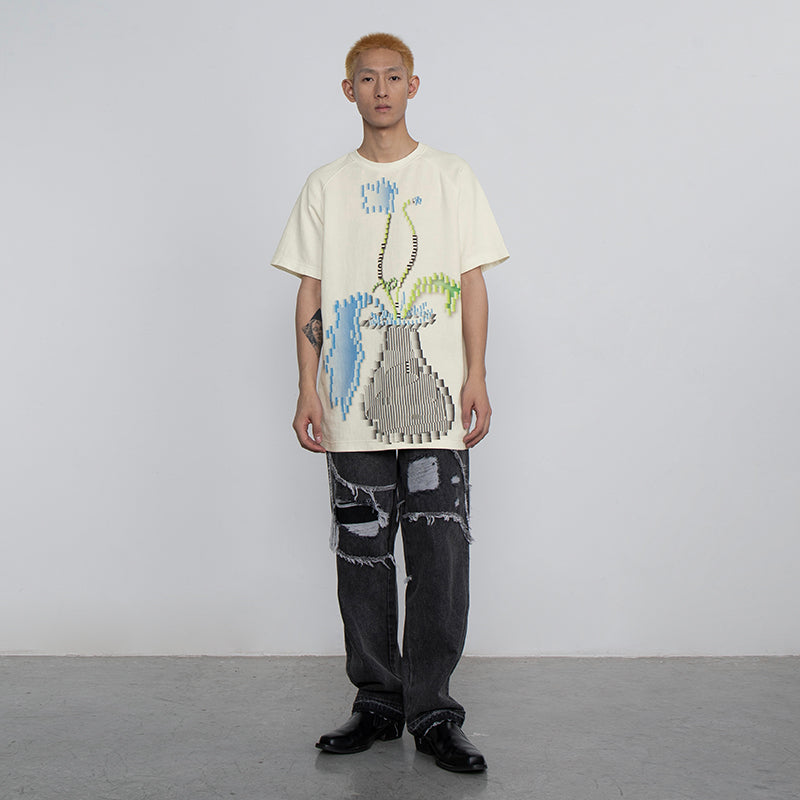 Digital Vase T-Shirt | same ANTHEM. - Bag