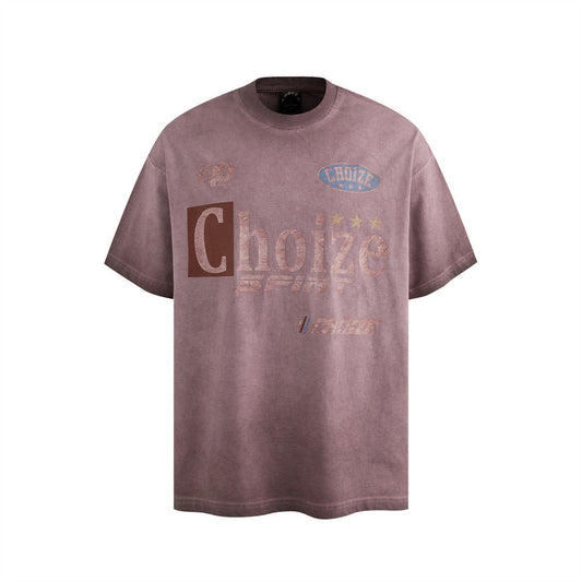 Distressed Vintage Shibori Gradient T-Shirt – same ANTHEM. Soulmate Streetwear
