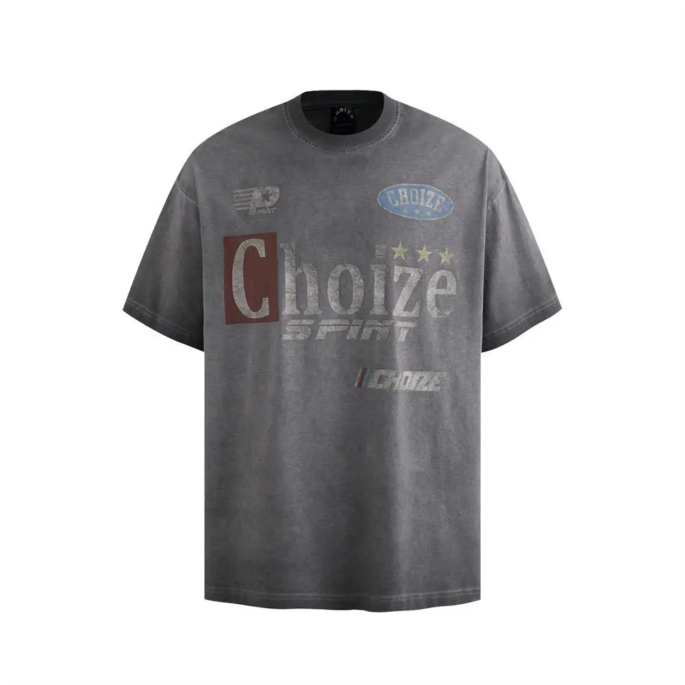 Distressed Vintage Shibori Gradient T-Shirt – same ANTHEM. Soulmate Streetwear