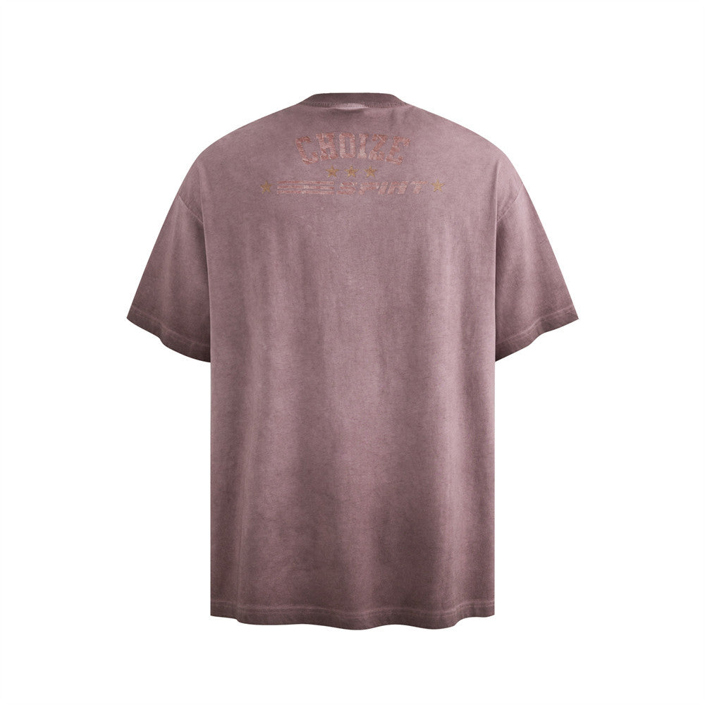 Distressed Vintage Shibori Gradient T-Shirt – same ANTHEM. Soulmate Streetwear