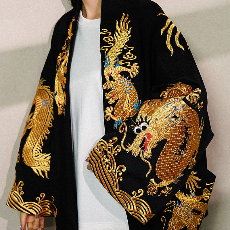 Dragon embroidered jacket - Bag