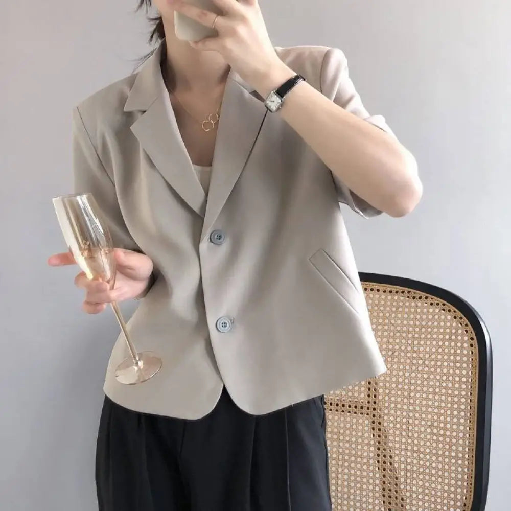 Draping Casual Suit Top – same ANTHEM. Streetwear for Soulmates