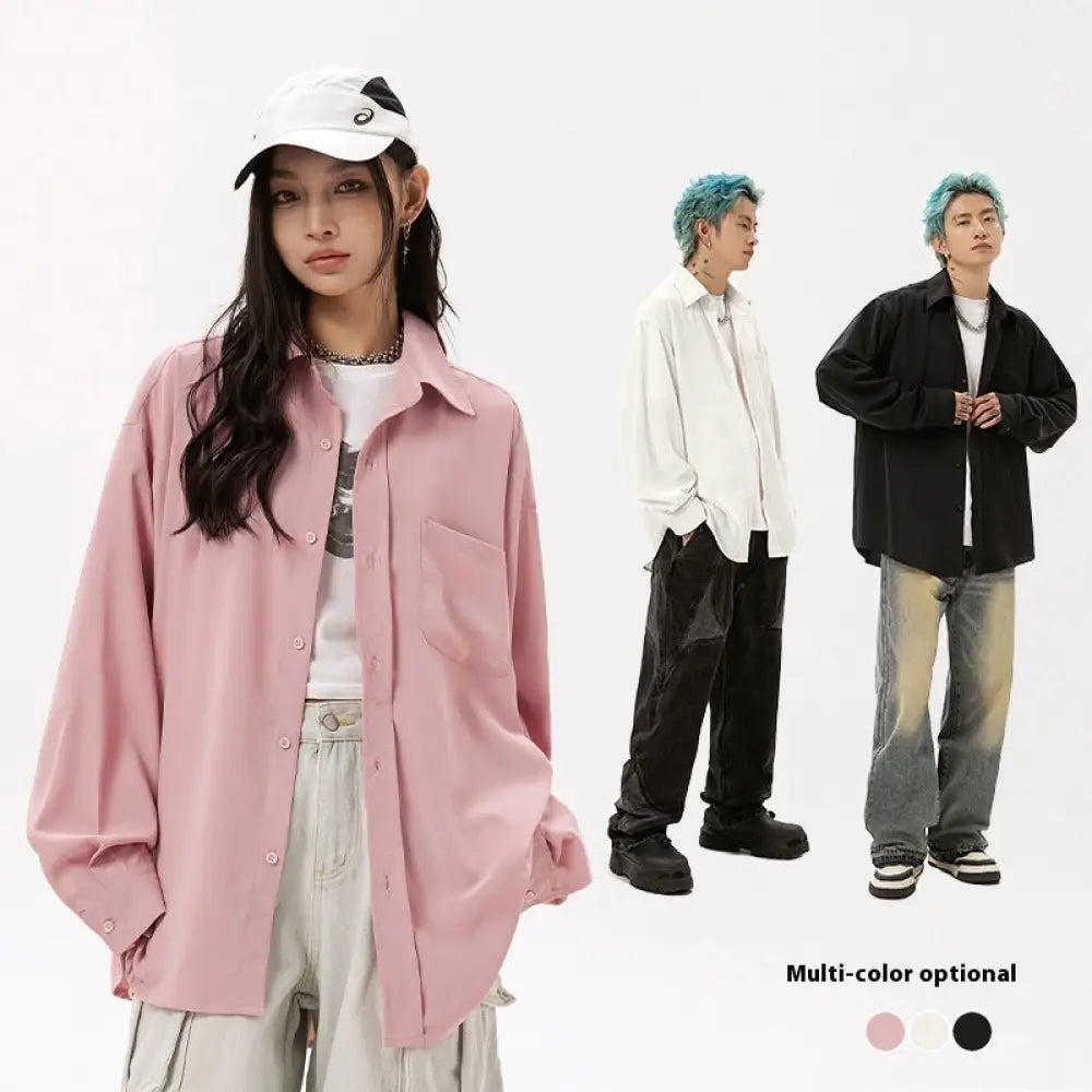 Draping Long-Sleeved Shirt – Japanese Style | same ANTHEM Men’s Shirts