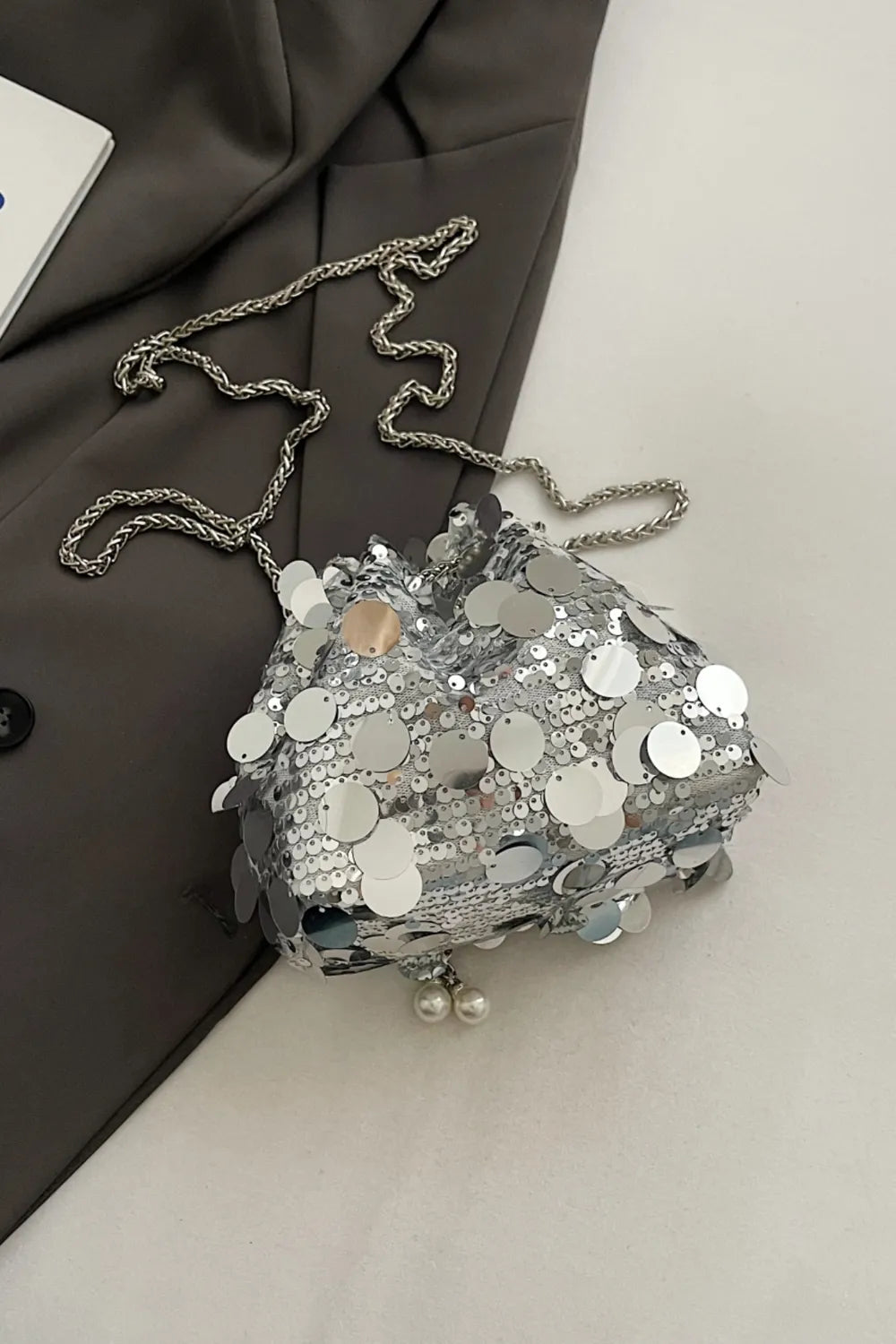 Drawstring Sequin Crossbody Bag – Soulmate Streetwear Accessory | same ANTHEM