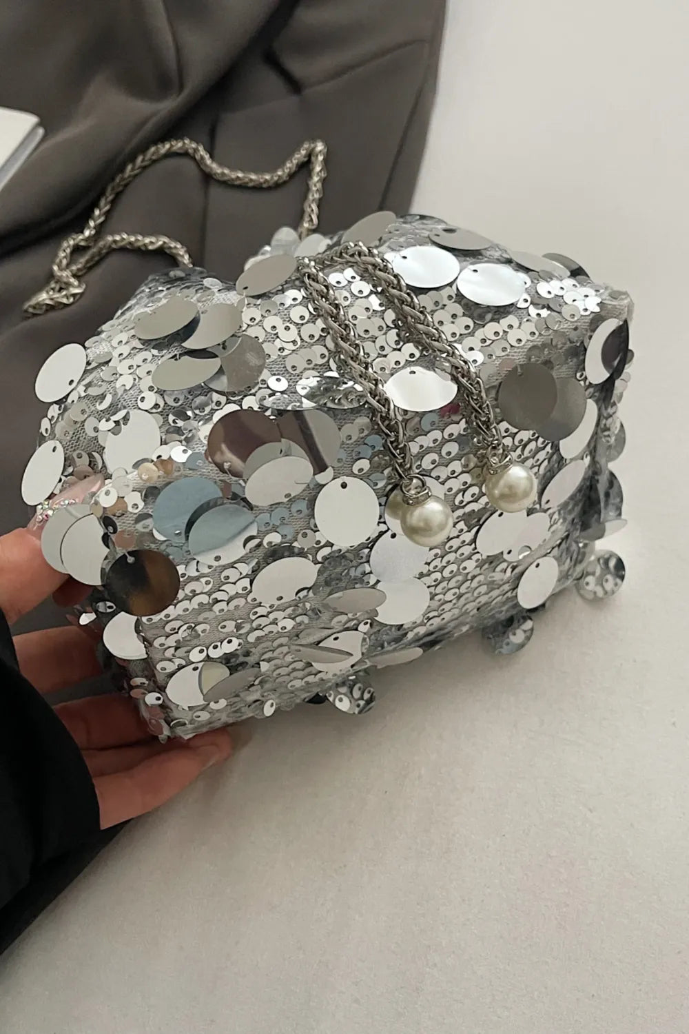 Drawstring Sequin Crossbody Bag – Soulmate Streetwear Accessory | same ANTHEM