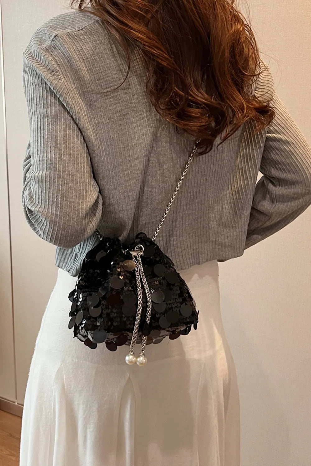 Drawstring Sequin Crossbody Bag – Soulmate Streetwear Accessory | same ANTHEM