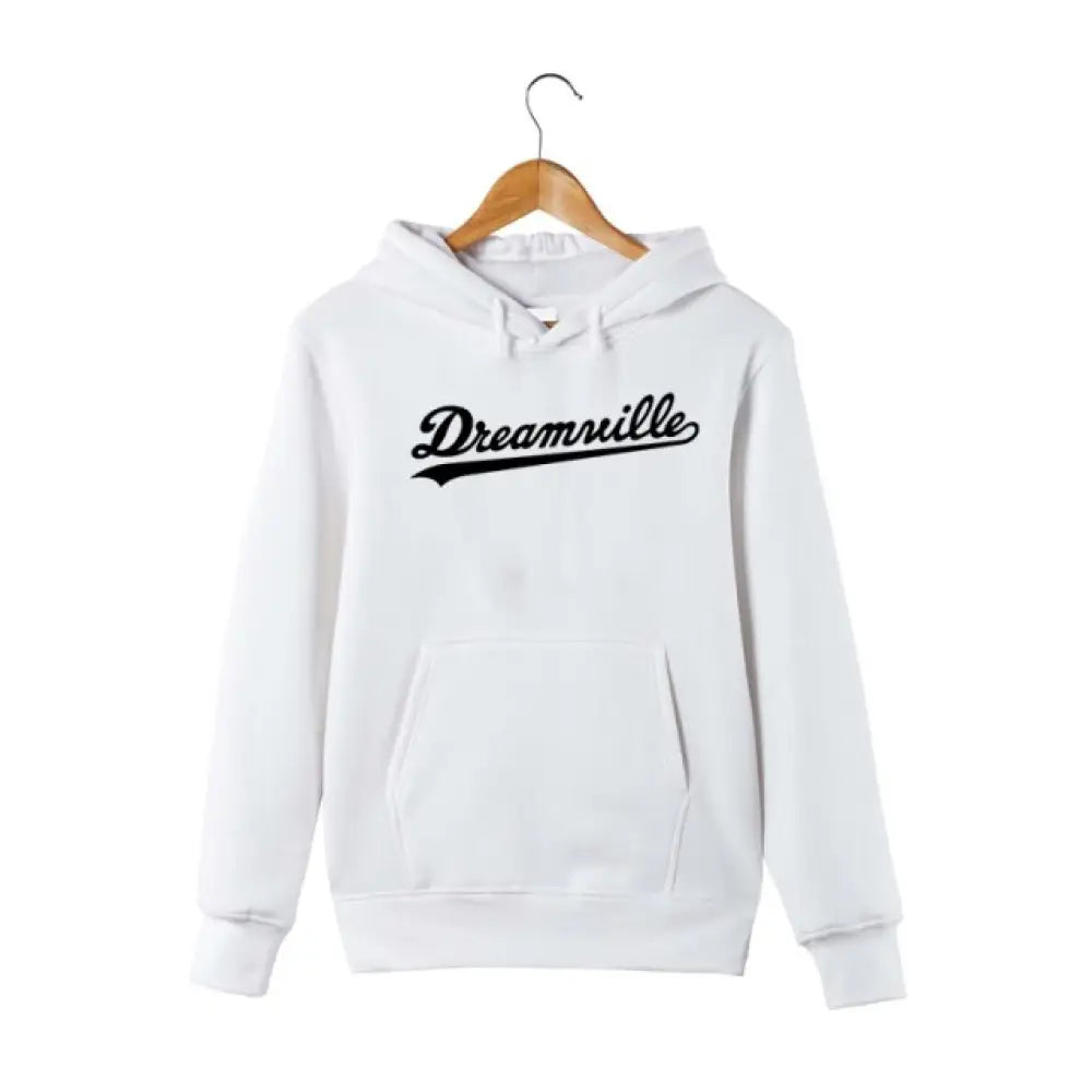 Dreamville Hoodie – Hip Hop Streetwear for Soulmates | same ANTHEM - Blanco / XS