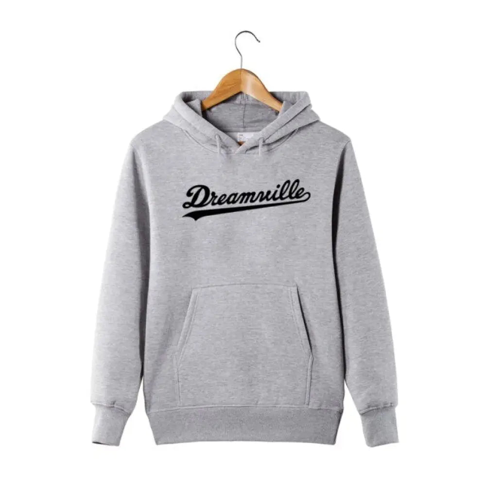 Dreamville Hoodie – Hip Hop Streetwear for Soulmates | same ANTHEM - Gris / XS
