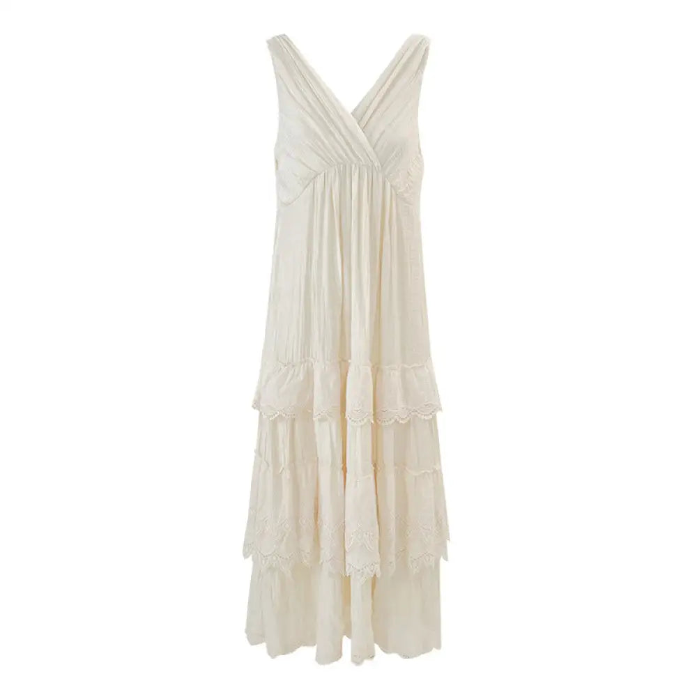 Dreamy Cake Skirt Dress – same ANTHEM - apricot / S