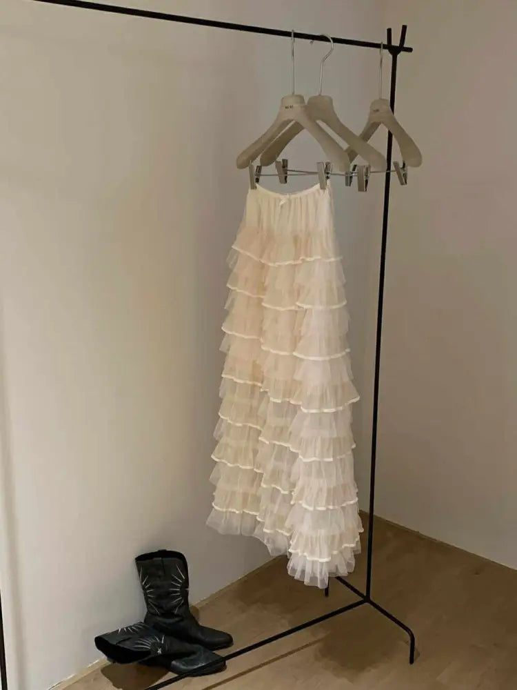 Dreamy Cake Soulmate Skirt – Lover’s Bag Hip Mesh Tulle Skirt for Friends & Fairy Moments - Skirt