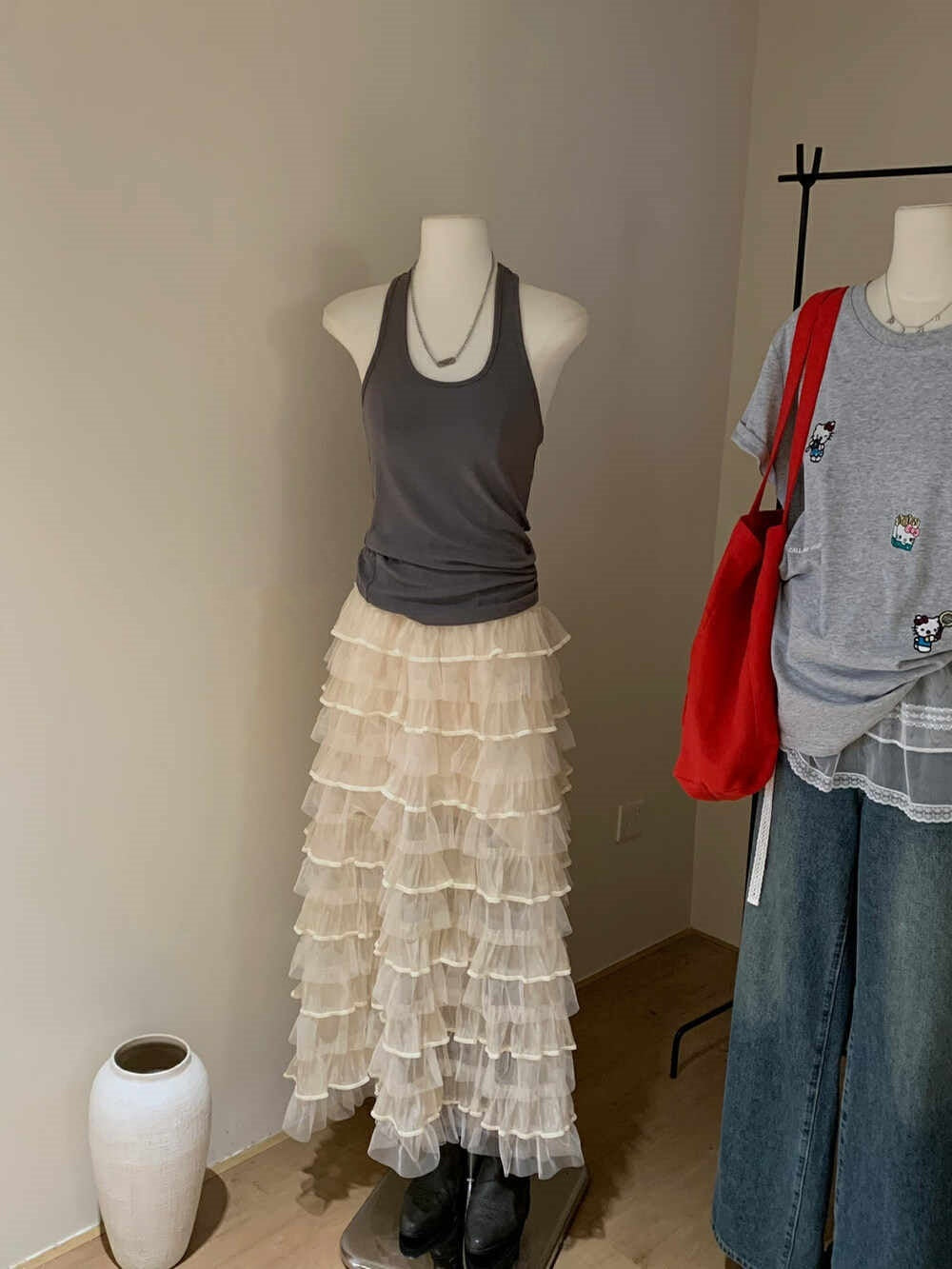 Dreamy Cake Soulmate Skirt – Lover’s Bag Hip Mesh Tulle Skirt for Friends & Fairy Moments - Skirt
