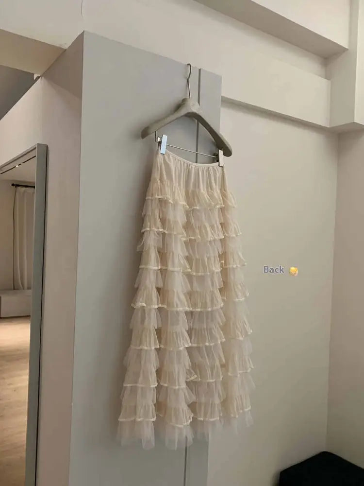 Dreamy Cake Soulmate Skirt – Lover’s Bag Hip Mesh Tulle Skirt for Friends & Fairy Moments - Skirt