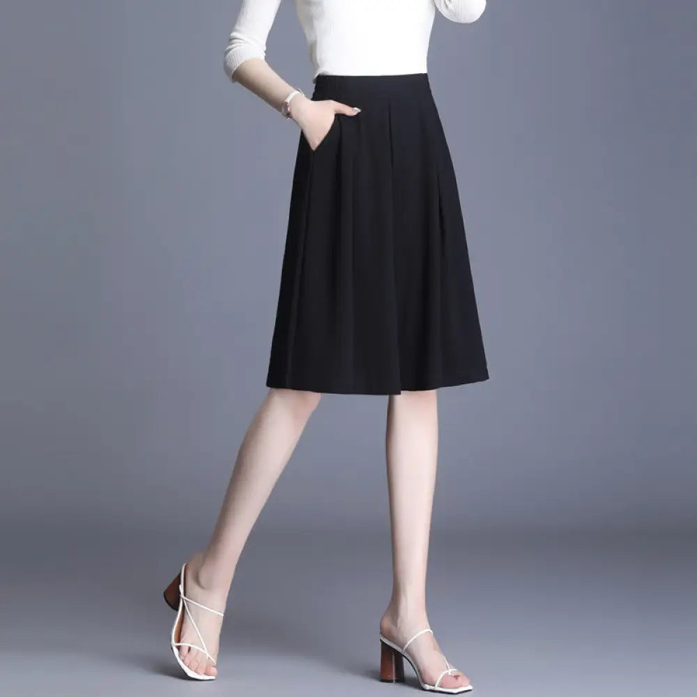 Dreamy Chiffon Wide Leg Pants - Chic French Vibes | same ANTHEM - Black 5point shorts / 3XL - Pants
