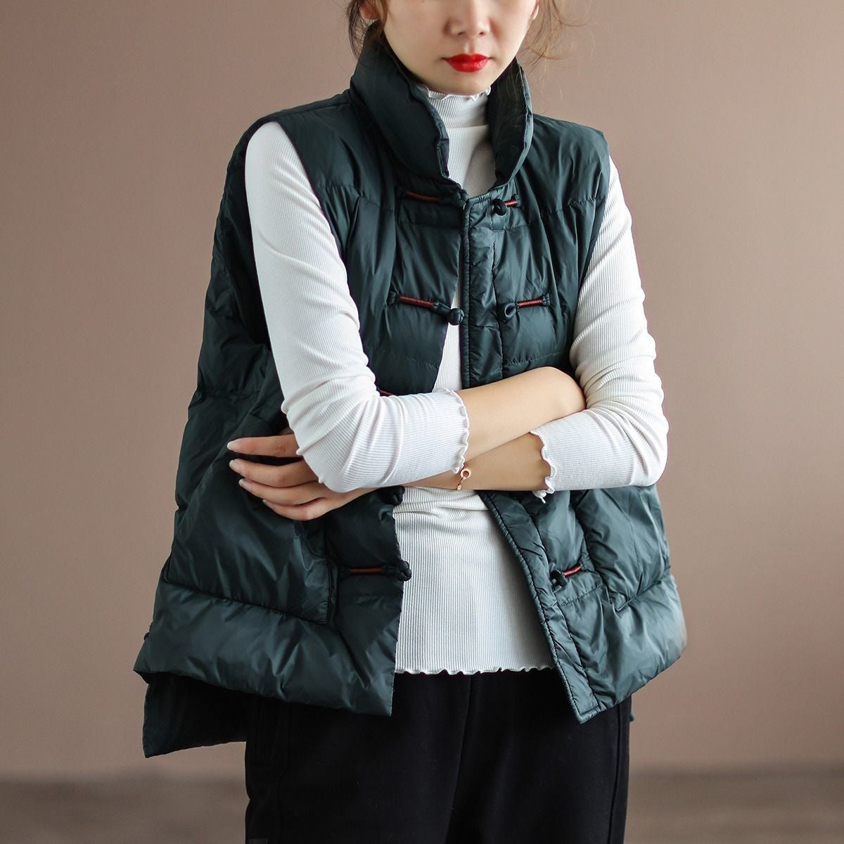 Dreamy Ethnic Down Vest – same ANTHEM Outerwear for Lovers & Soulmates