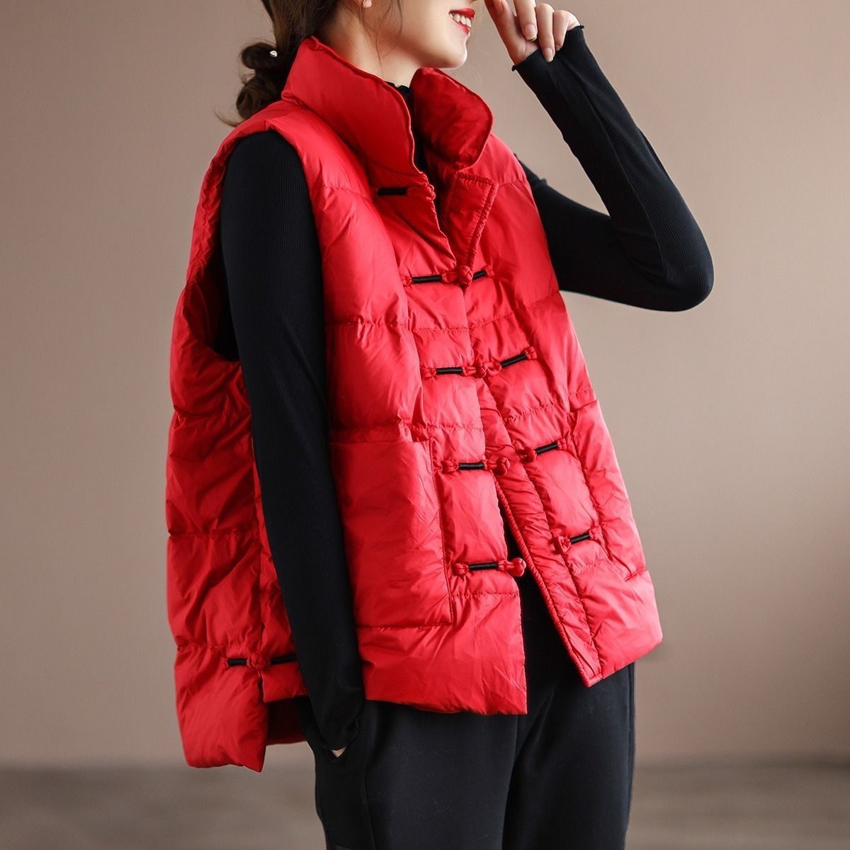 Dreamy Ethnic Down Vest – same ANTHEM Outerwear for Lovers & Soulmates