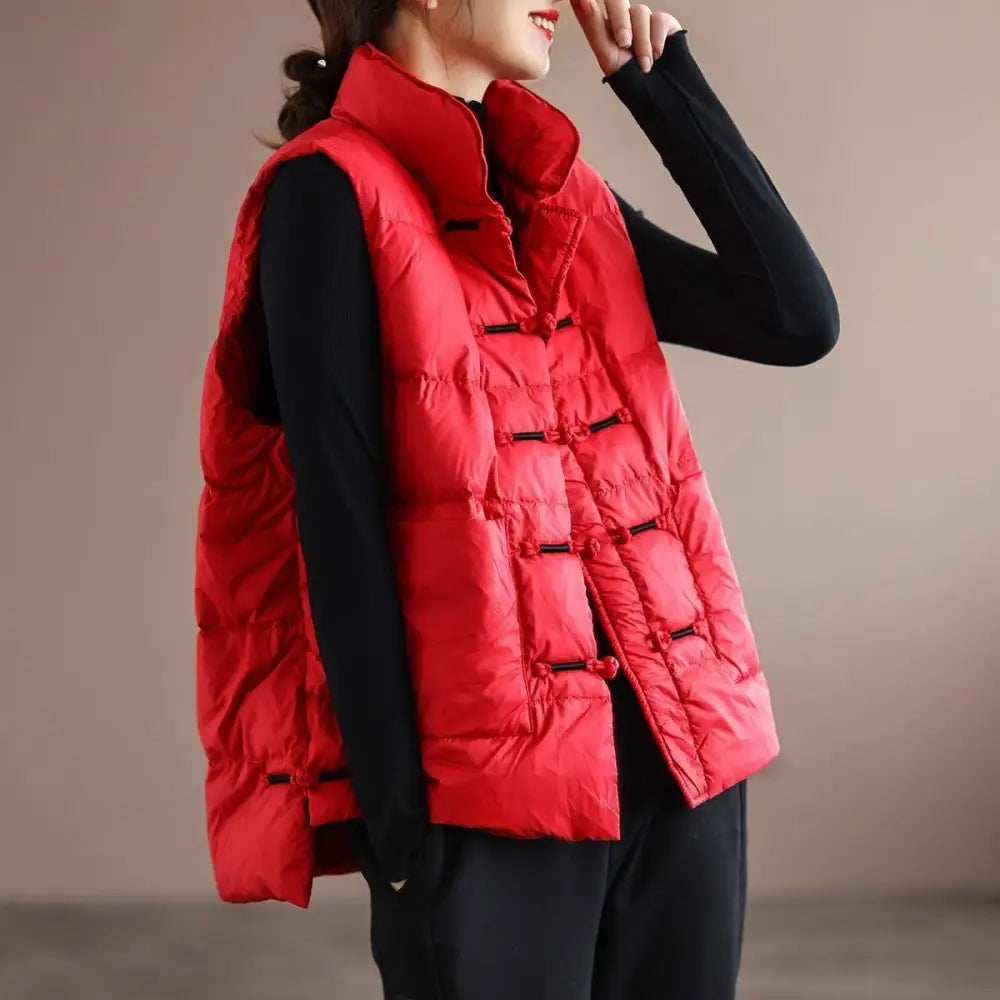 Dreamy Ethnic Down Vest – same ANTHEM Outerwear for Lovers & Soulmates