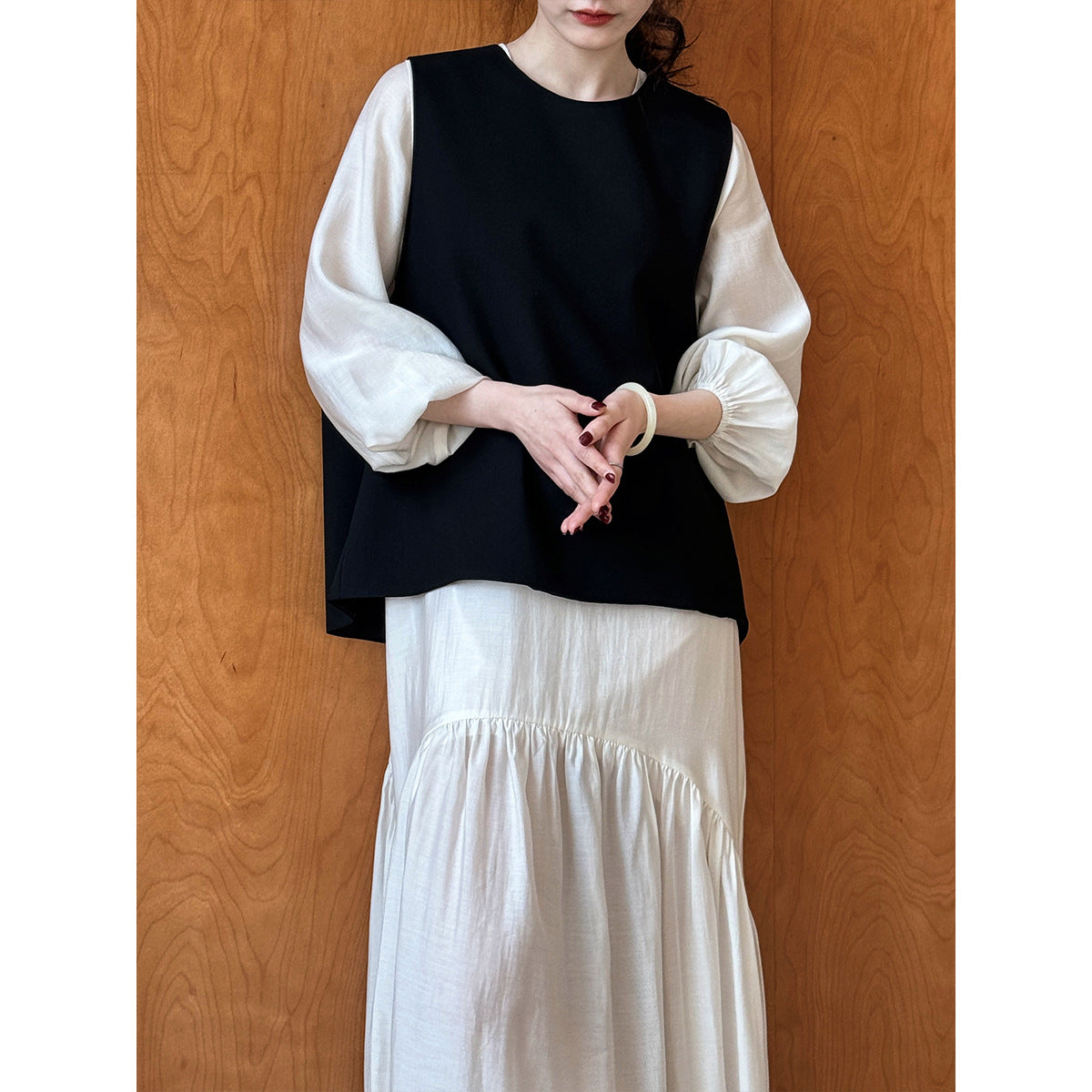 Dreamy Fish Tail Long Dress | Loose & Gentle | same ANTHEM