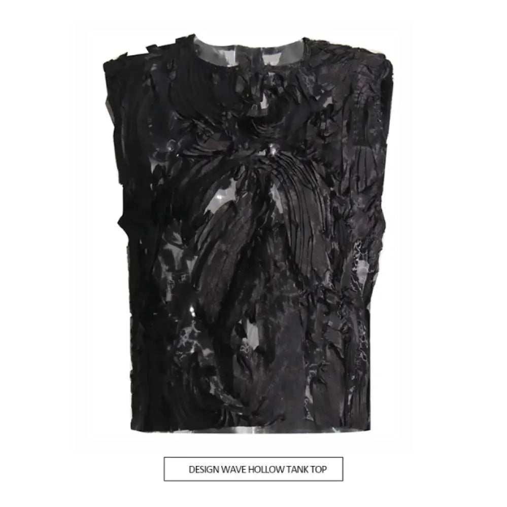 Dreamy French Sleeveless Vest Top - Romantic Chic Streetwear | same ANTHEM