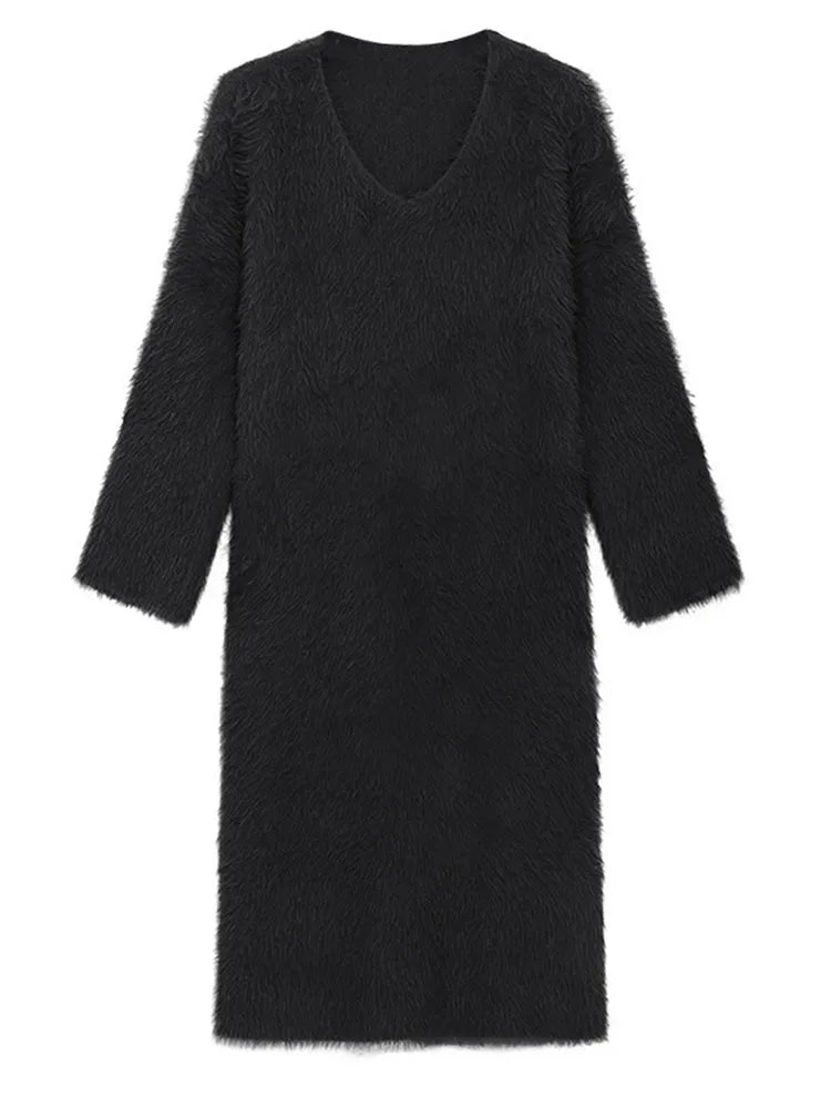 Dreamy Green Knit Dress | Romantic Loose Fit | French-Japanese Streetwear | Same ANTHEM