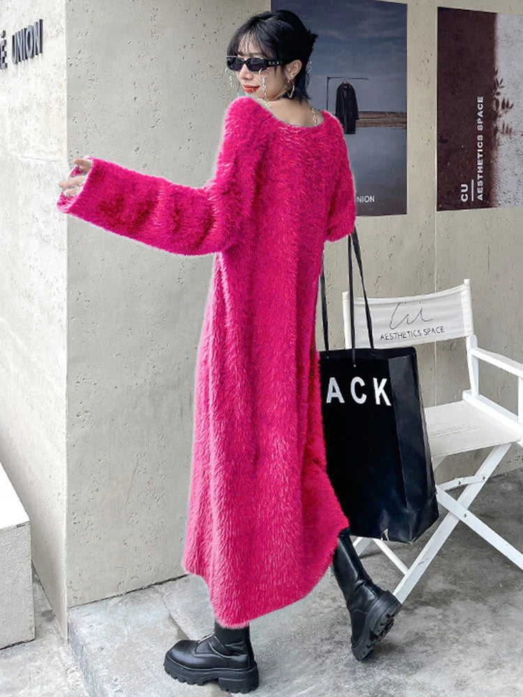 Dreamy Green Knit Dress | Romantic Loose Fit | French-Japanese Streetwear | Same ANTHEM