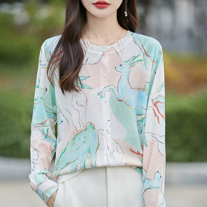 Dreamy Japanese-Inspired Knitted Cardigan – same ANTHEM