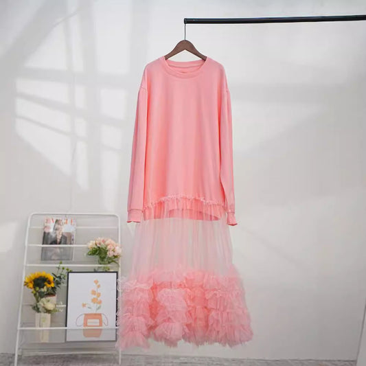 Dreamy Mesh Sweater Dress – same ANTHEM
