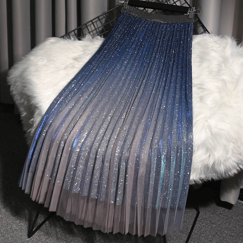 Dreamy Mesh Tulle Skirt – Wear Your Style Love Loud - Starry sky blue / One size
