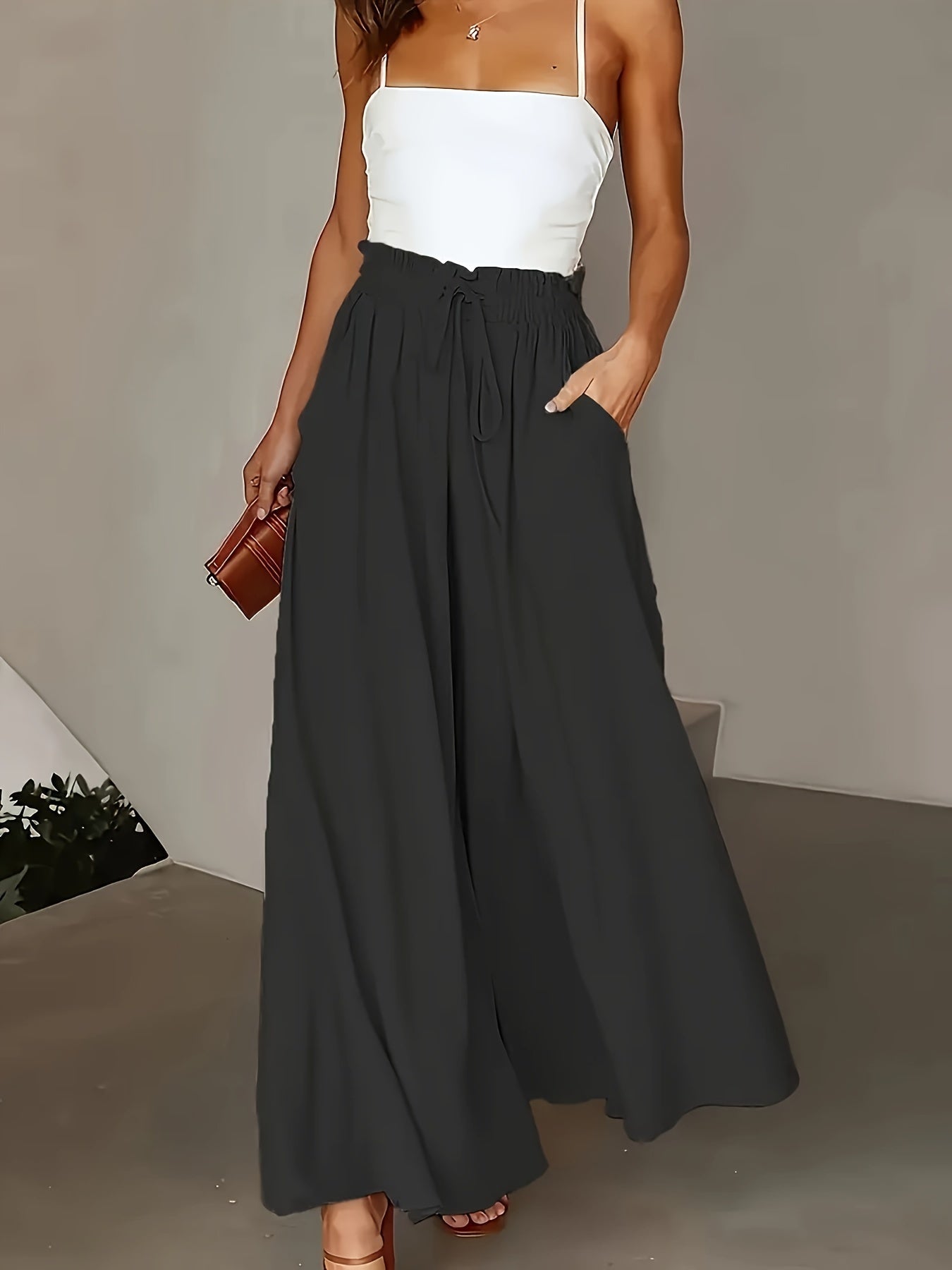 Dreamy Plus Size Wide Leg Pants - Chic Style | same ANTHEM - Skirt