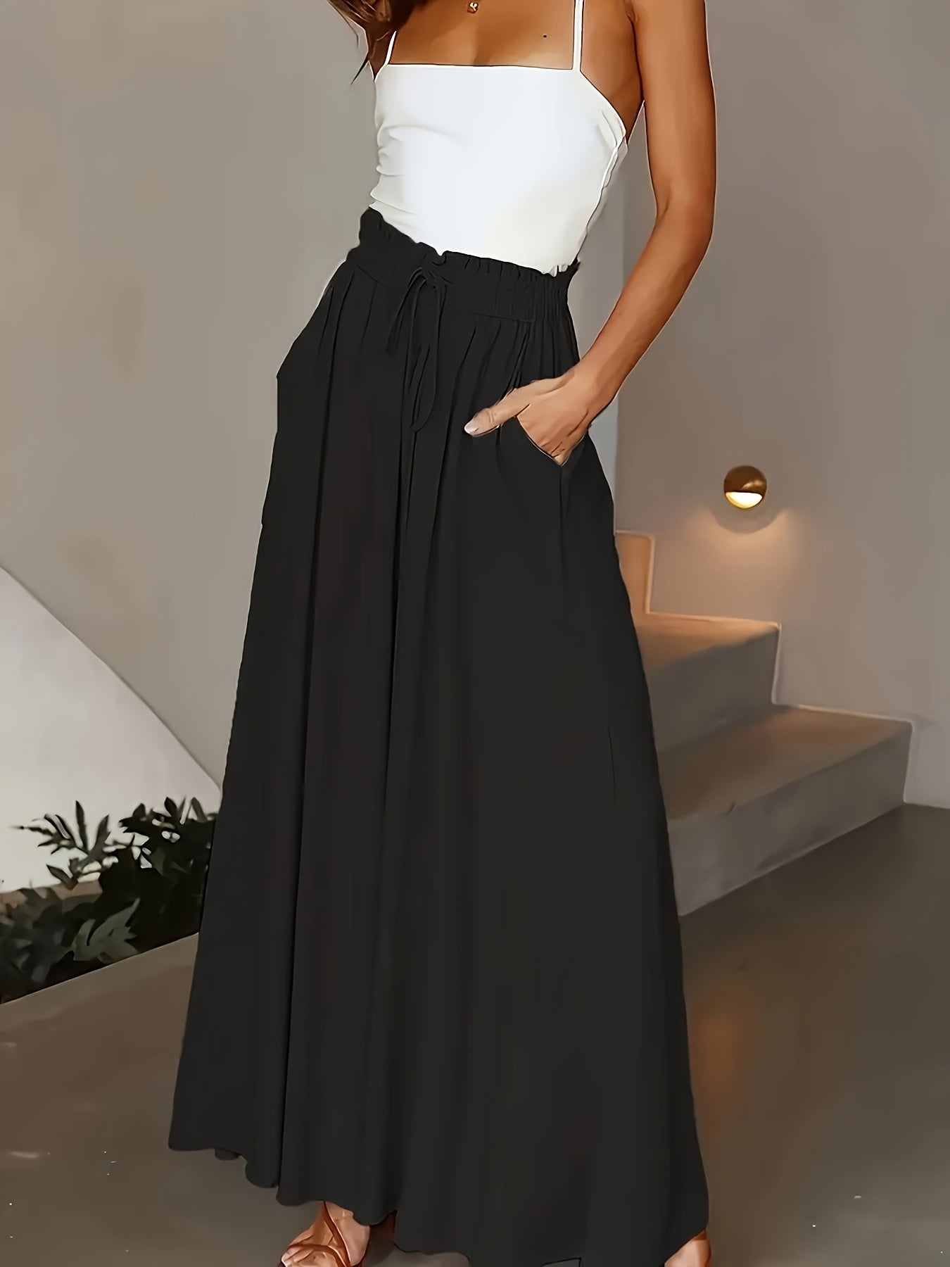 Dreamy Plus Size Wide Leg Pants - Chic Style | same ANTHEM - Skirt