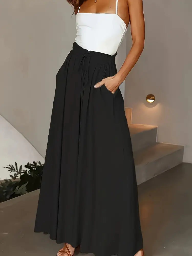 Dreamy Plus Size Wide Leg Pants - Chic Style | same ANTHEM - Skirt