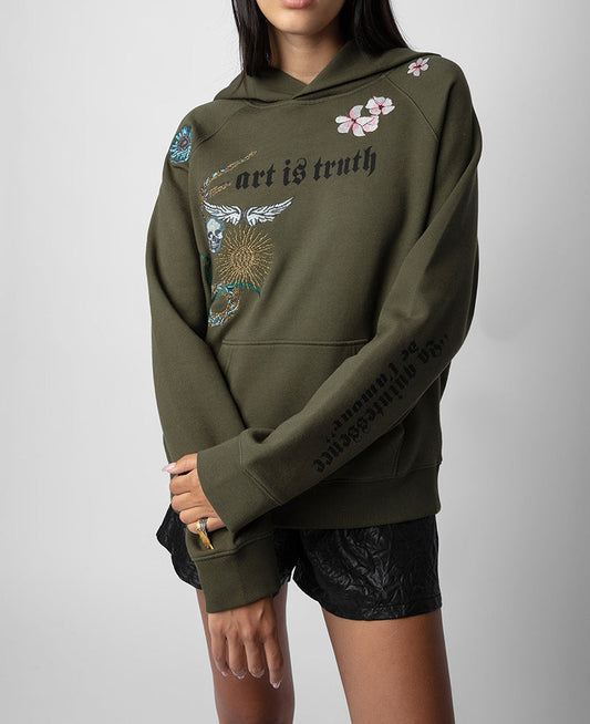 Dreamy Soulmate Embroidered Hoodie – Loose Everyday Streetwear | same ANTHEM