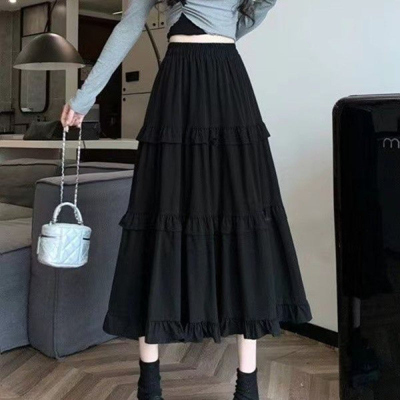 Dreamy Sweet High Waist Slimming A Skirt – Made for Lovers & Friends | Wear Your Style Sing the Same Anthem - Black