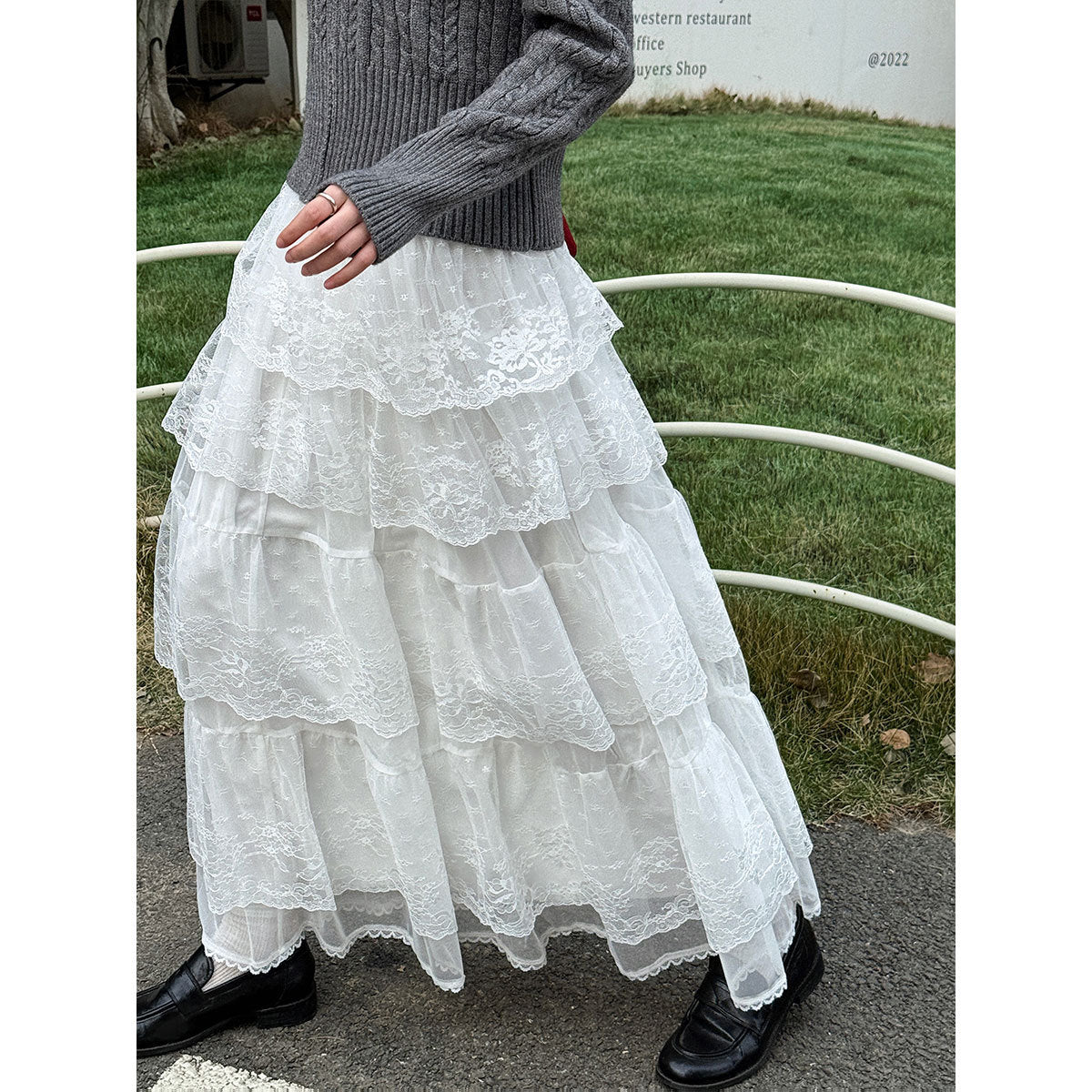 Dreamy Swing A-line Fairy Lace Skirt | Romantic Chic | same ANTHEM