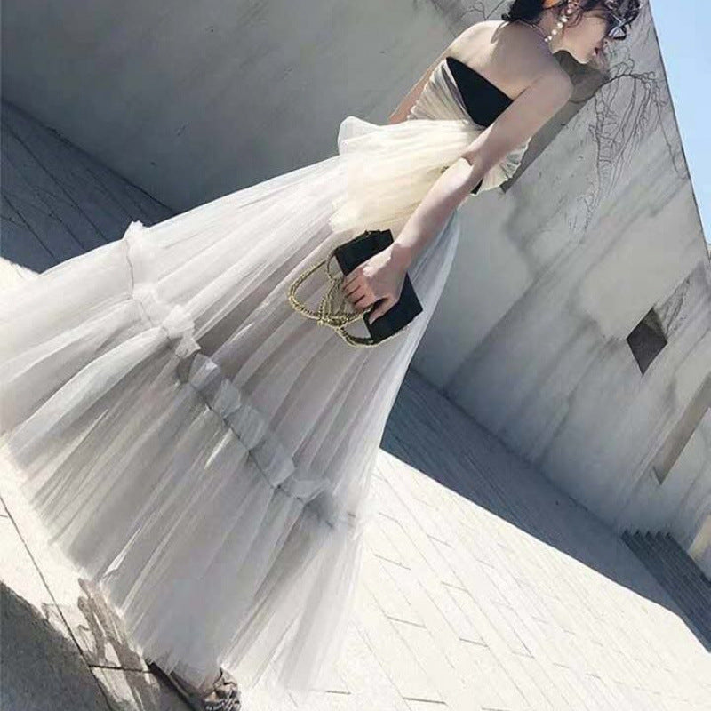 Dreamy Tulle Mesh Soulmate Skirt – High Waist Lover’s A-Line Skirt for Friends & Fairy Moments - Skirt