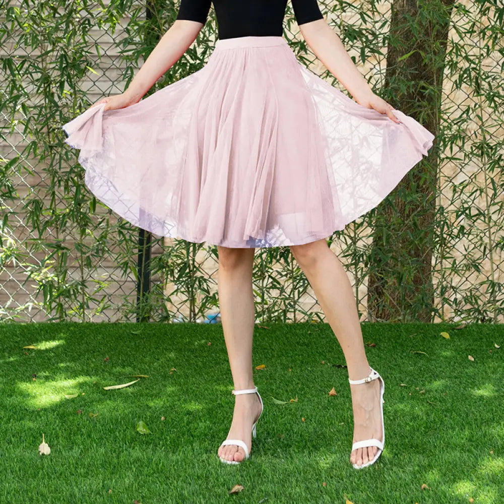 Dreamy Tulle Skirt for Lovers Soulmates & Friends | same ANTHEM - Nude / Free Size - Skirt