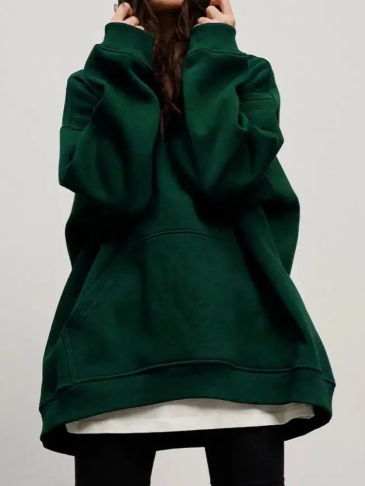 Dropped Shoulder Hoodie – same ANTHEM | Streetwear for Soulmates & Lovers - Black Forest / M