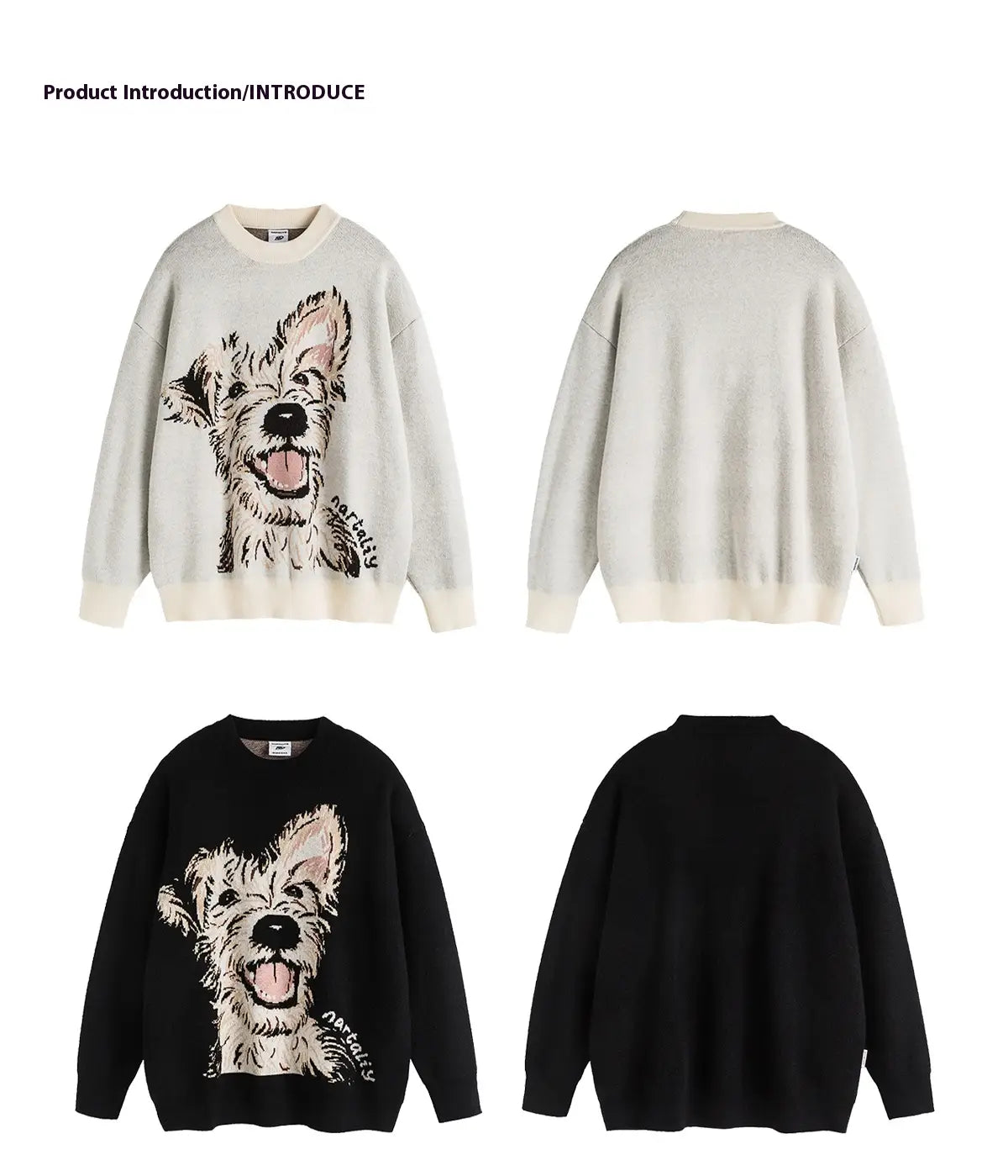 Puppy Couple Sweater | same ANTHEM.
