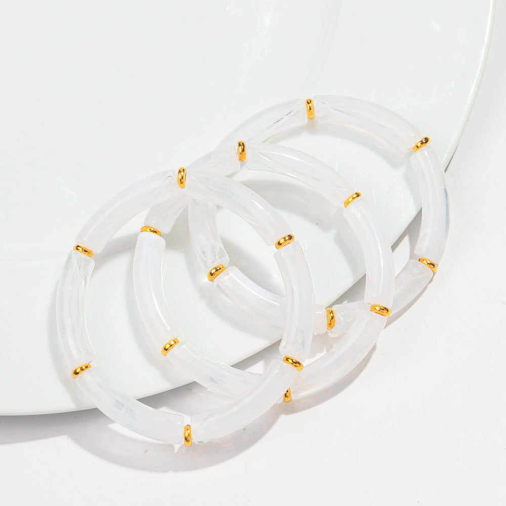 Elbow Bracelets Ladies | Chic Boho Acrylic Accessories | same ANTHEM - Color12