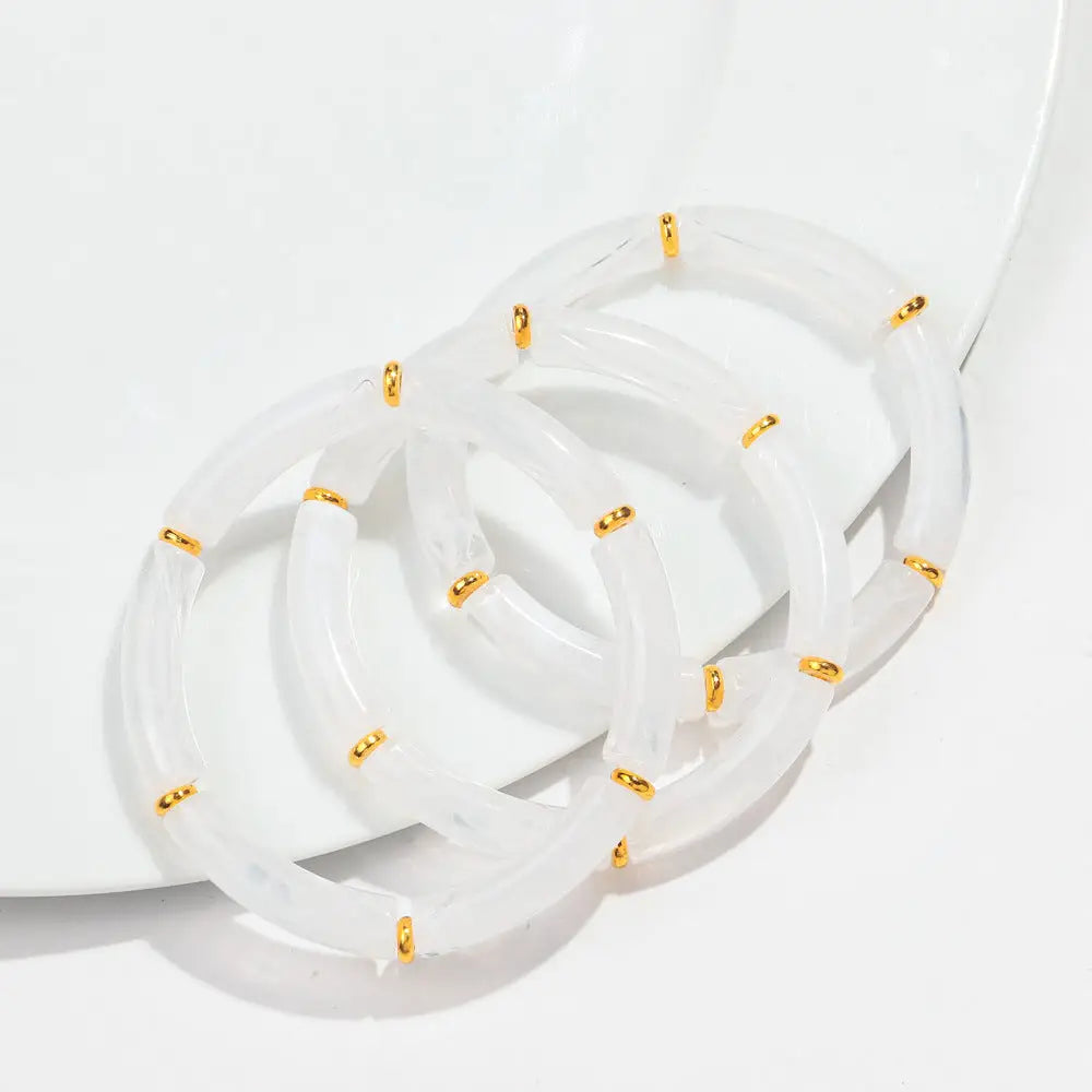 Elbow Bracelets Ladies | Chic Boho Acrylic Accessories | same ANTHEM - Color12