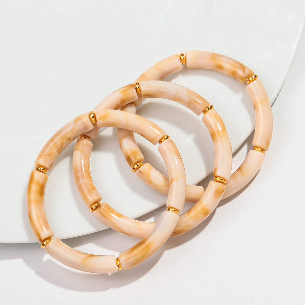 Elbow Bracelets Ladies | Chic Boho Acrylic Accessories | same ANTHEM - Color14